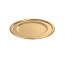 Set De 2 Plateaux Rond Or 30 Cm