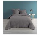 Housse De Couette Percale 240 X 220 Cm Percalines Anthracite