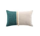 Coussin Jute 30 X 50 Cm Cancuns Bleu