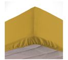 Drap Housse Coton Lave 140 X 190 Cm Lanette Jaune