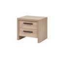 Table De Chevet 2 Tiroirs Bois Clair - Anaelle