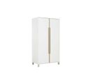 Armoire 2 Portes Battantes Blanc/bois - Ciel