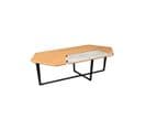 Table Basse Hexagonale Acier/bois/céramique - Tocsa