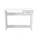 Bureau 1 Tiroir Blanc - Oscar - L 100 X L 50 X H 76.5 Cm