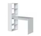 Bureau D'angles + 5 Niches Blanc - Polux - L 120 X L 53 X H 144 Cm