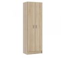 Armoire à Chaussures 2 Portes - Chêne - Mula - L 59 X L 37x H 180