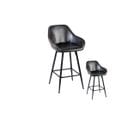 Duo De Tabourets De Bar Noir - Shy