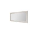 Miroir Rectangulaire Pin Blanc - Lubio