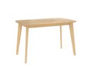 Table Rectangulaire Oman 4 Personnes En Bois Clair 120 Cm