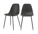 Chaise Henrik Gris/noir (lot De 2)