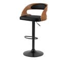 Chaise De Bar Noire Louis 62/84 Cm