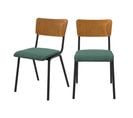 Chaise Nico En Velours Vert (lot De 2)