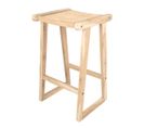 Tabouret De Bar Haida En Teck Et Rotin Naturel 66 Cm