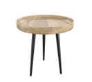 Table D'appoint Palak En Bois De Manguier Clair D40 Cm