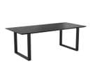 Table Rectangulaire Adok 10 Personnes En Bois De Teck Recyclé Noir 240 Cm