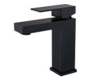 Robinet Lavabo Mitigeur Noir Laiton