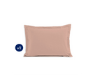 Lot De 2 Taies Rectangulaires 100% Coton - Rose - 50x70 Cm