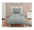 Peachy Parure De Couette Enfant 100% Coton - Vert - 140x200 Cm