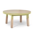 Table Basse Ronde Diamètre 80 Cm, 100% Frêne Massif