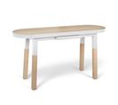 Bureau Console 140 Cm, 100% Frêne Massif