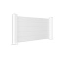 Lot De 5 Clôtures Aluminium Niesen 190h90 Blanc