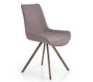 Chaise Design Bronze Et Tissu Mick