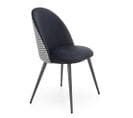 Chaise Design Noire Et Blanche Pied-de-poule Coril