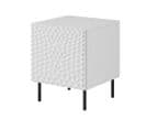 Table De Nuit Design Blanc Mat (x2) Sumoc