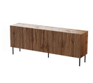 Buffet Bas Design Décor Chêne Wotan 190 Cm Mokt