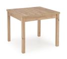 Table À Manger Extensible Carrée Couleur Chêne 90cm Brevla