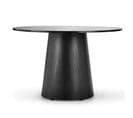 Table à Manger Design Ronde Noire 120cm Laury