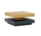 Table Basse Carrée 67 Cm Avec Plateau Pivotant Numba