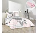 Ensemble Housse De Couette 220x240 Cm Namaste + Drap Housse 140x190 Rose