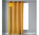 Lot De 2 Rideaux Tamisant 140 X 240 Cm Velours Doux Velvetine Jaune