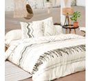 Pack Housse De Couette 220x240 Cm Berbere + Drap Housse 140x190 Beige