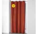 Lot De 2 Rideaux Effet Soie 140 X 240 Cm Shana Orange