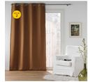 Lot De 2 Rideaux Épais 135 X 240 Cm Occultant Jacquard Blake Camel