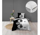 Pack Housse De Couette Enfant 140 X 200 Cm Stormi + Drap Housse 90 X 190 Blanc