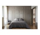 Pack Housse De Couette 240 X 220 Cm Bambou De Satin 120 Fils Salomé + Drap Housse 140 X 190 Cm