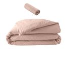 Pack Parure 260 X 240 Cm En Percale 78 Fils + Dh 160x200 Cm Nude