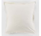 Lot De 2 Taies D'oreiller Écru 100% Coton 57 Fils/cm2 Ecru  63x63cm