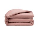 Housse De Couette 100% Lin Lavé Taille 220 X 240 Cm Couleur Rose