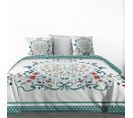 Housse De Couette 240x260 Cm + 2 Taies D'oreiller 63x63 Cm Coton Capucine