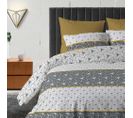 Housse De Couette 220x240 Cm + 2 Taies D'oreiller 100% Coton 57 Fils Mijo