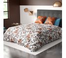 Housse De Couette 200x200 Cm + 2 Taies D'oreiller 100% Coton 57 Fils Aflak