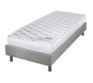 Matelas Et Sommier 90x190 Marly - Newkit - Soutien Ferme - Sommier Démonté - Lin