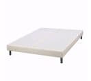 Sommier Tapissier + Pieds Sr15 Sahara 2x80x200 Lattes Bois Massif - H.15 Cm