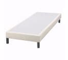 Sommier Tapissier + Pieds Sr15 Sahara 80x200 Lattes Bois Massif - H.15 Cm