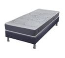 Matelas Mousse + Sommier Sp18 Volcan 90x200 Myriade - H. 21 Cm - Soutien Équilibré