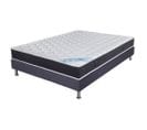 Matelas Ressort + Sommier Omega Volcan 140x190 Rubis - H. 21 Cm - Soutien Très Ferme